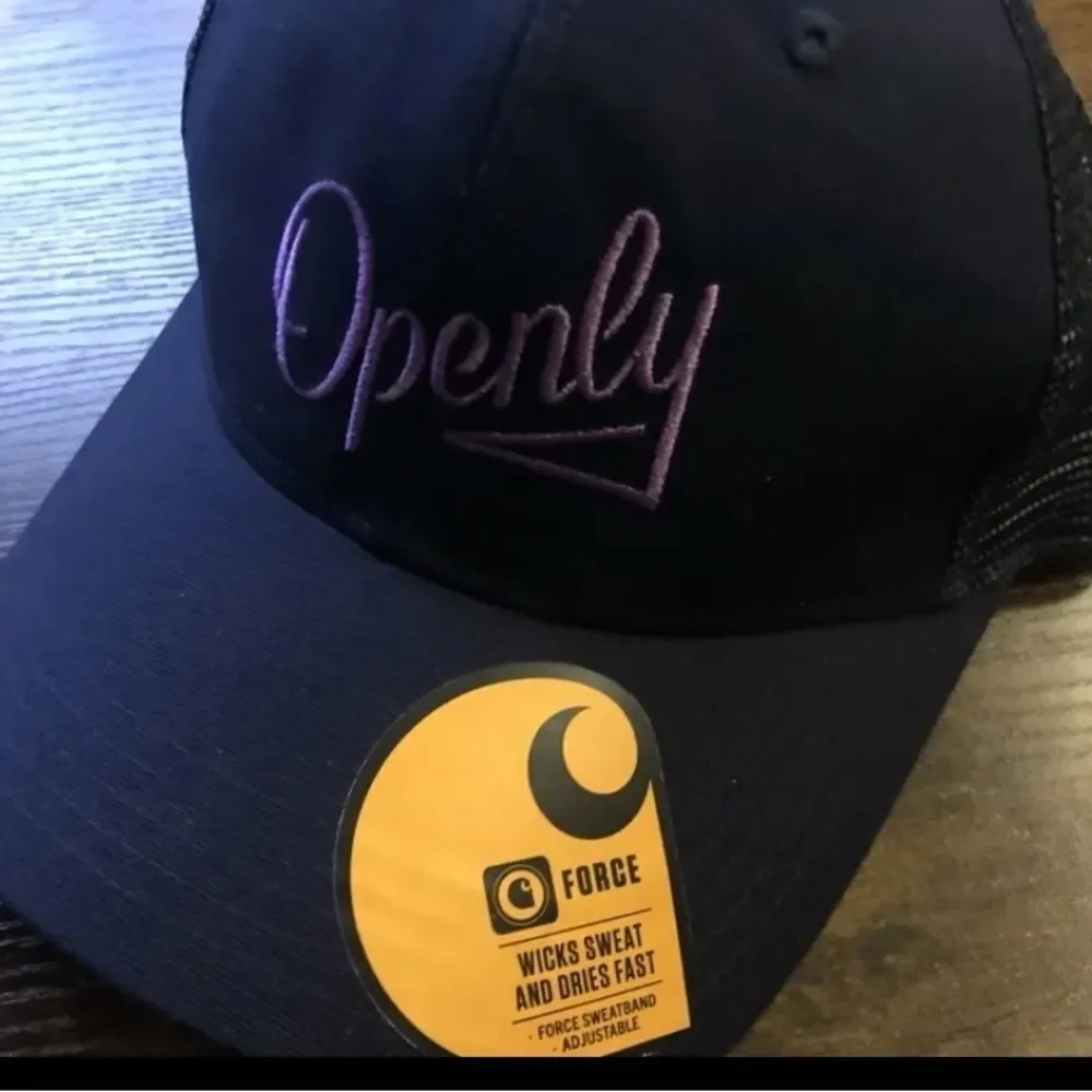Carhartt Rugged Trucker Hat Openly (LBGTQ + Pride) Embroidered Navy OS‎ NWT